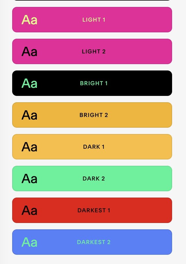 Squarespace cart colour theme settings in Google Chrome