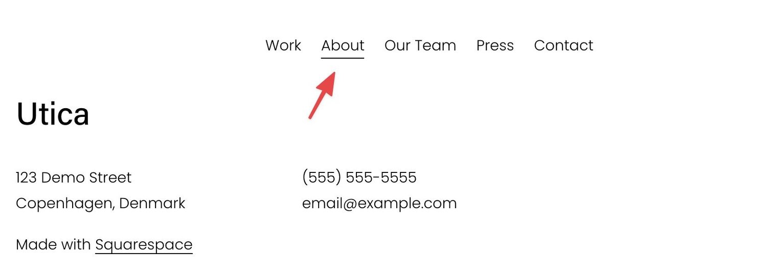 Cloning the Navigation Menu to Footer in Squarespace