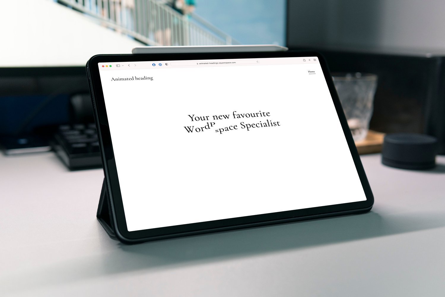 Squarespace Text Animations